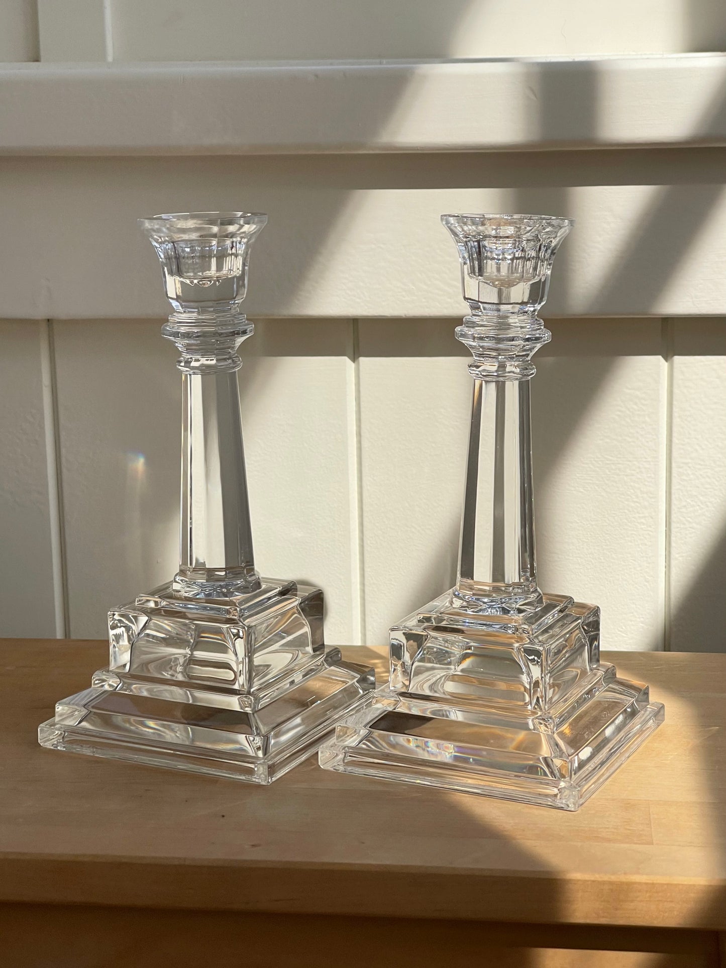 (vintage) tall candlestick holders