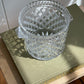 vintage crystal ice bucket