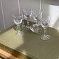 vintage, petite crystal aperitifs