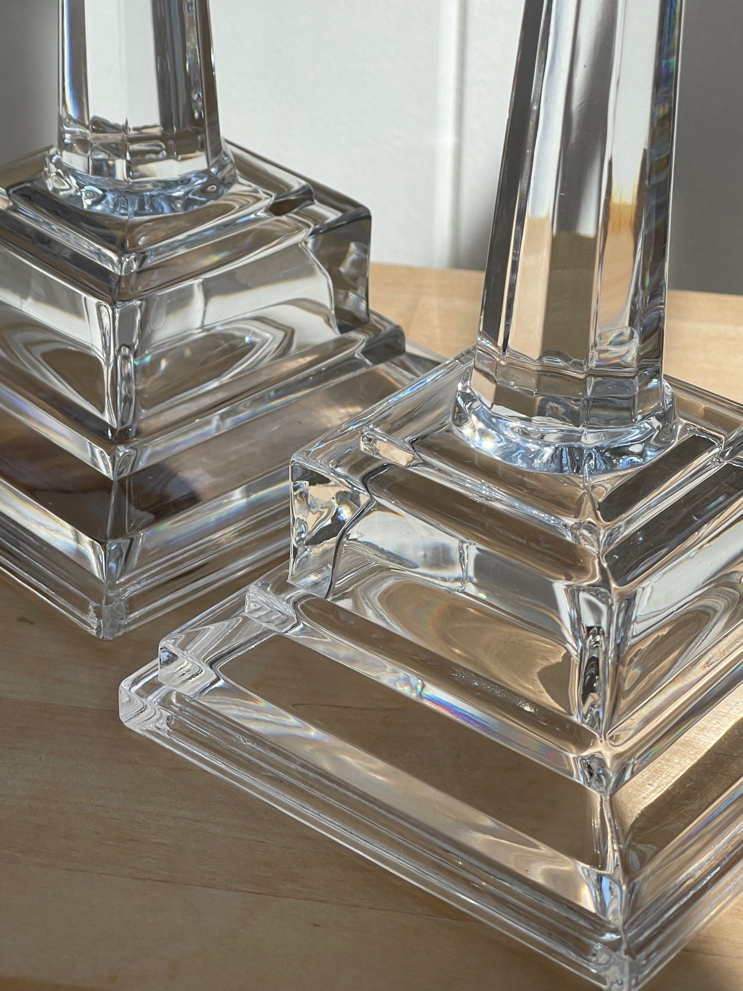 (vintage) tall candlestick holders