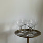 vintage hollow-stemmed coupes | four set