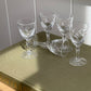 vintage, petite crystal aperitifs
