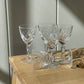 vintage, petite crystal aperitifs