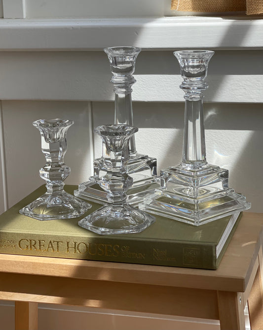 (vintage) tall candlestick holders