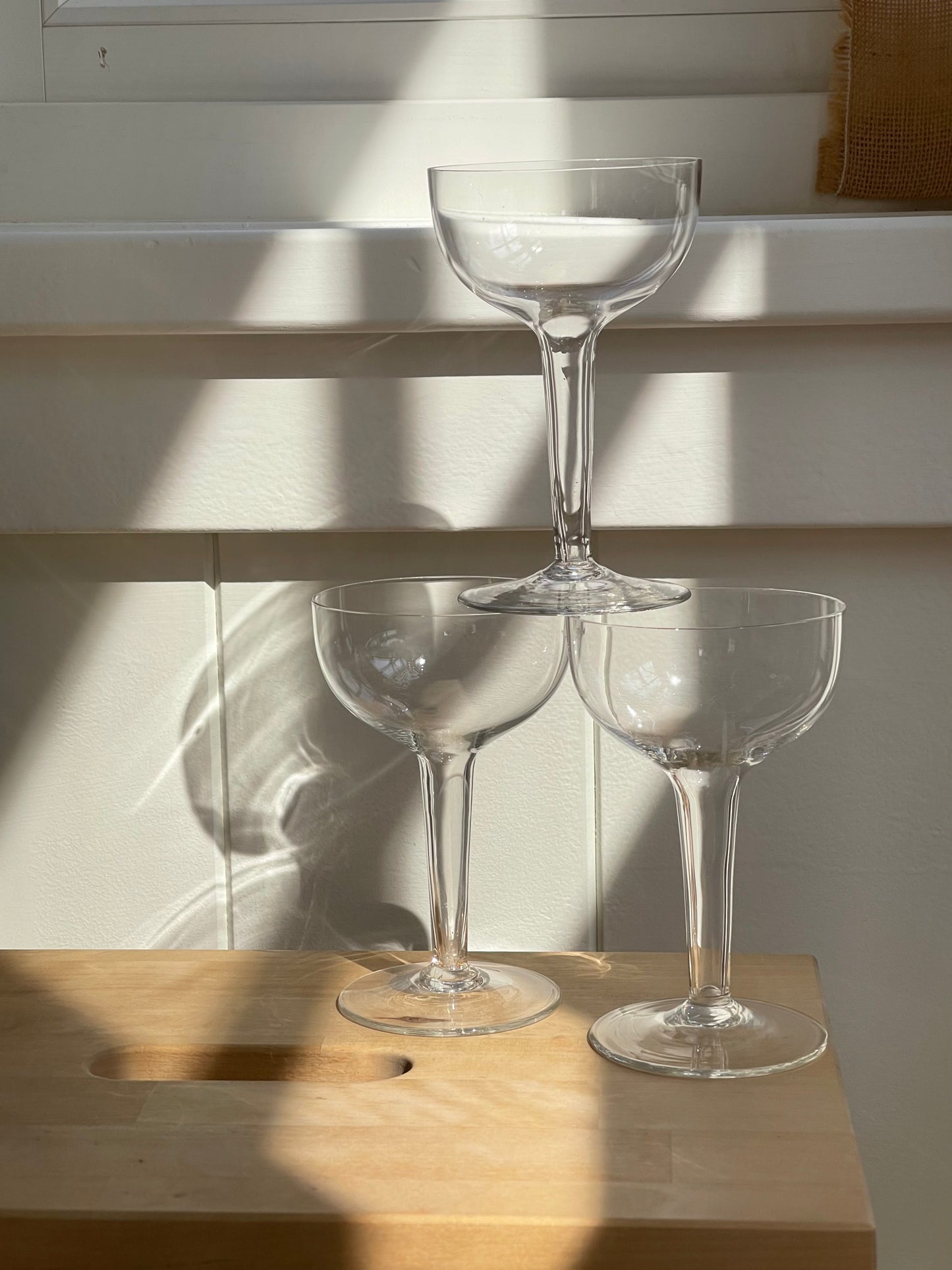 vintage, hollow stem coupes | three set ii