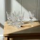 vintage, crystal aperitif set