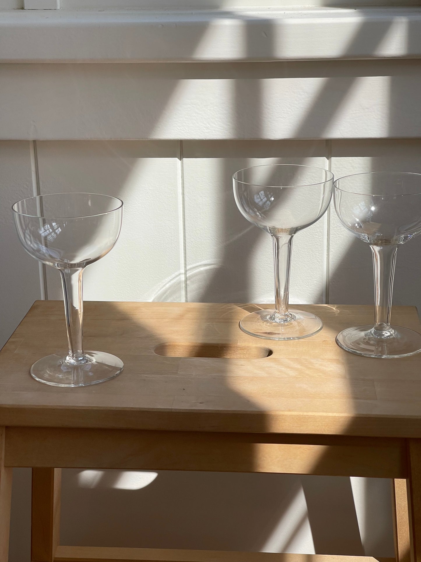 vintage, hollow stem coupes | three set ii
