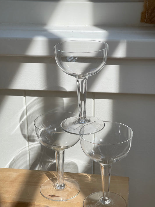 vintage, hollow stem coupes | three set ii