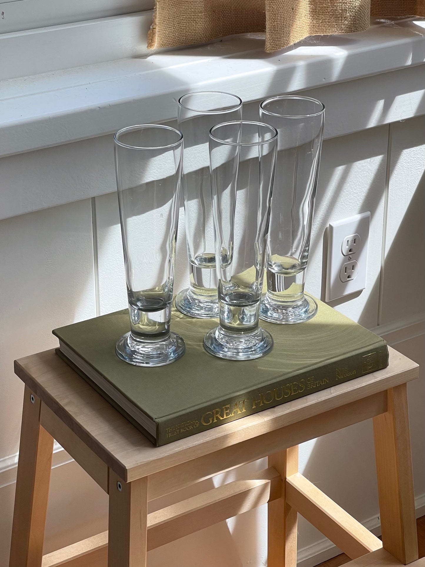 vintage, tall chalice set