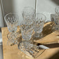 vintage, crystal aperitif set