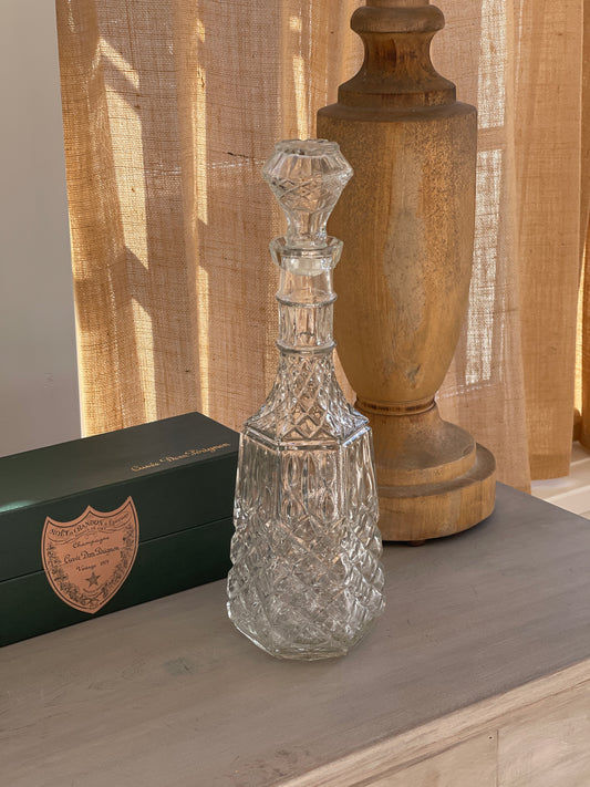 (vintage) glass decanter iii