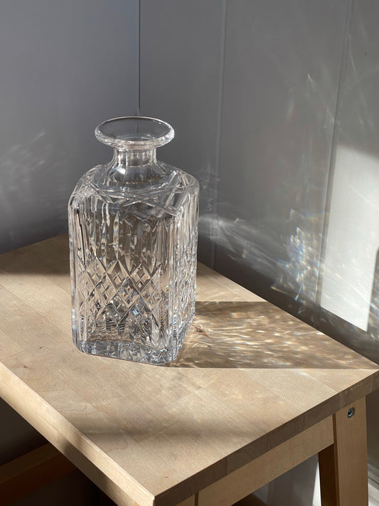 vintage, crystal decanter (without stopper)