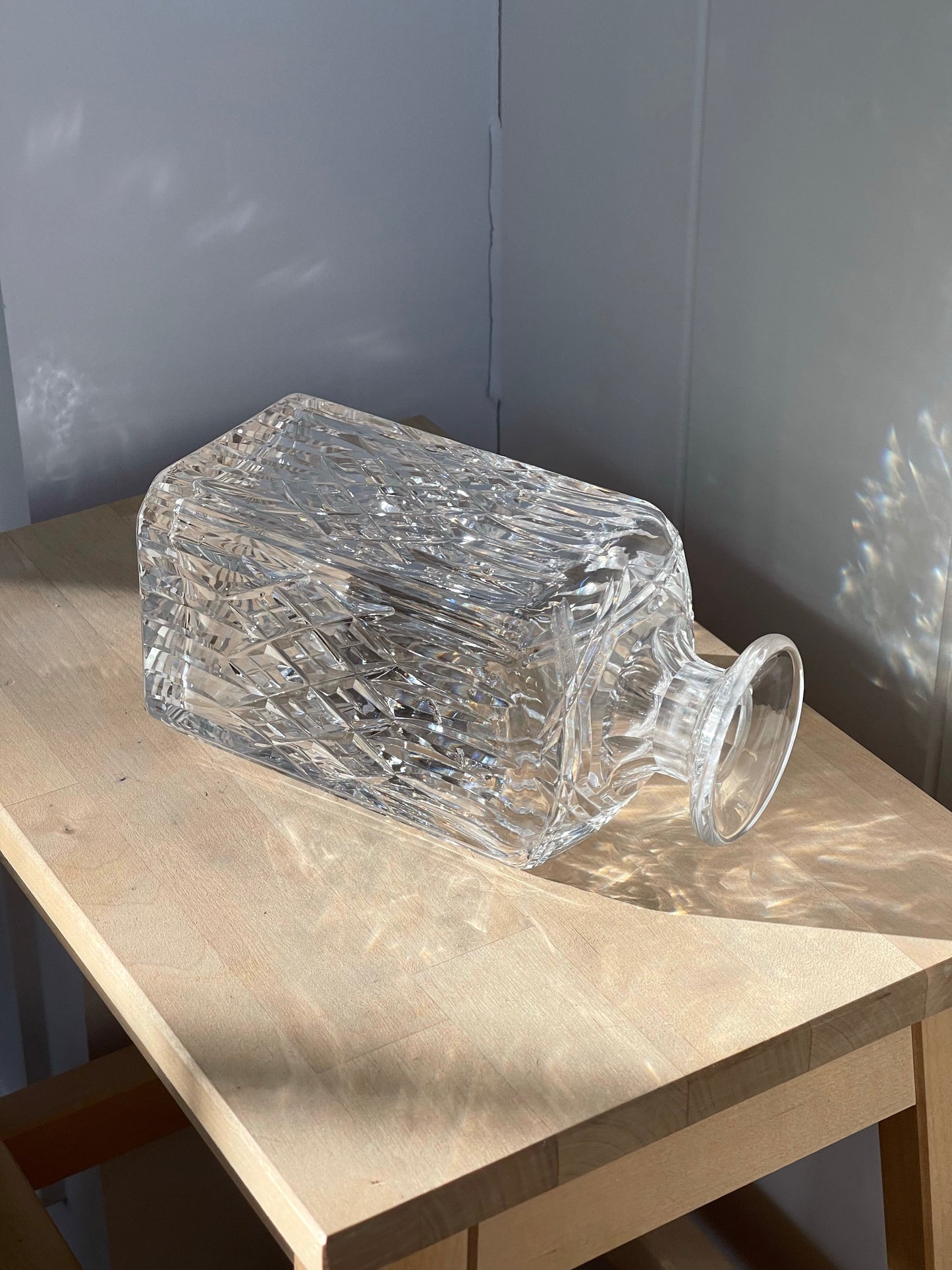 vintage, crystal decanter (without stopper)